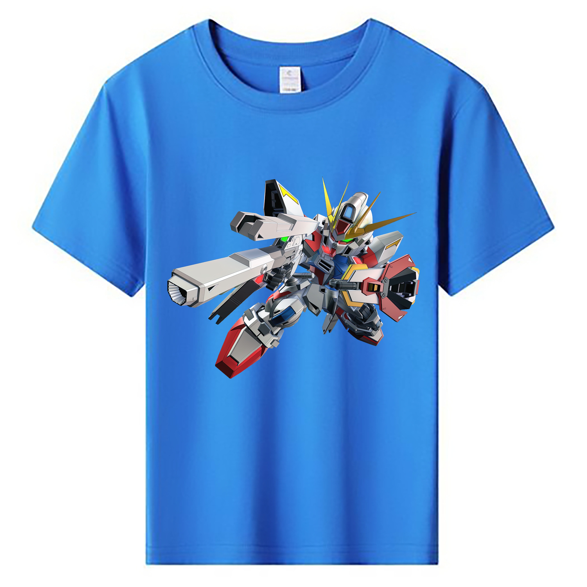 （画像用） 機動戦士ガンダム Mobile Suit Gundam 綿100％キッズTシャツ（フロントプリント）